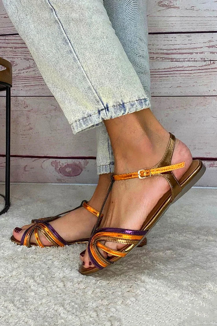 Viviana | Mediterranean Sea Color Sandals