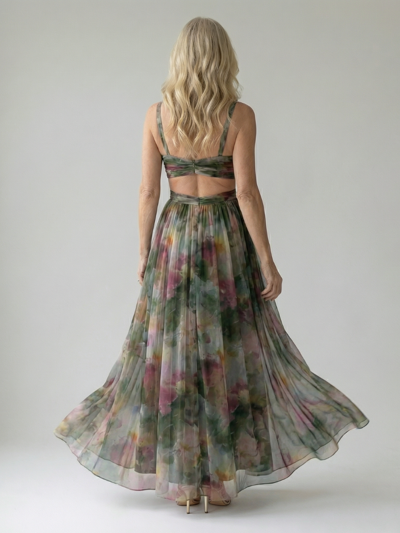 ISEL | WRAP MAXI DRESS FOR WOMEN