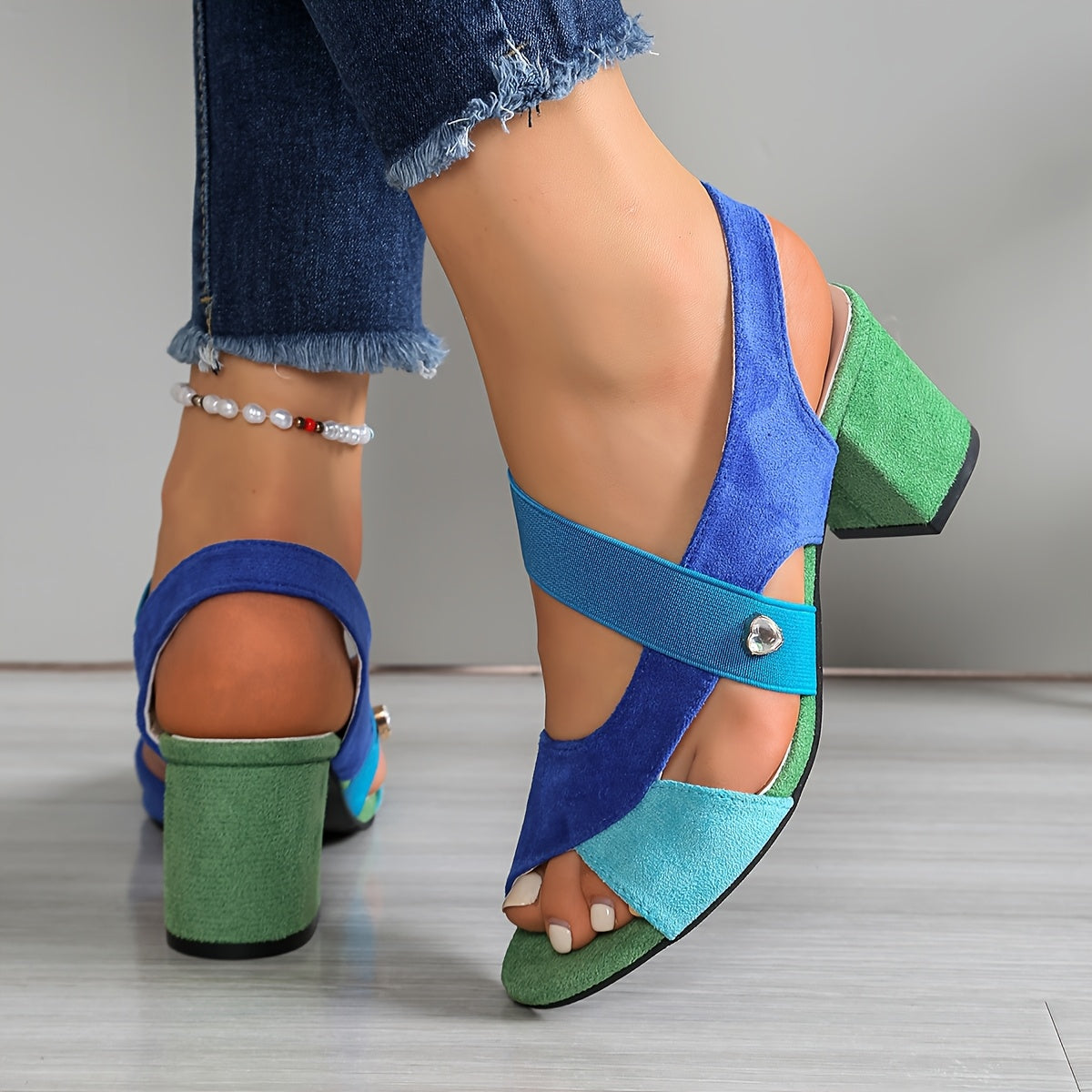 LINDA - ORTHOPAEDIC COMFORT BLOCK HEELS