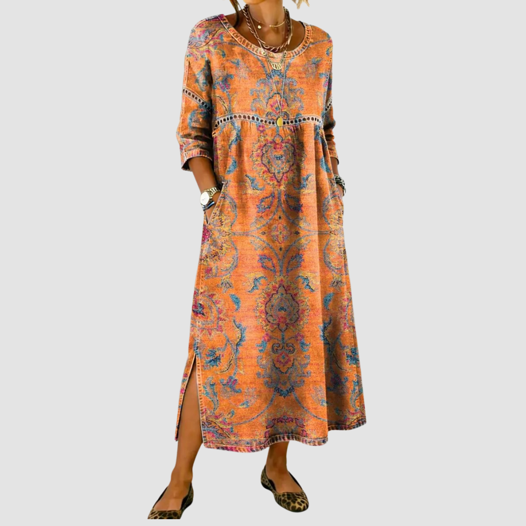 EUGENIA | FLORAL MIDI DRESS