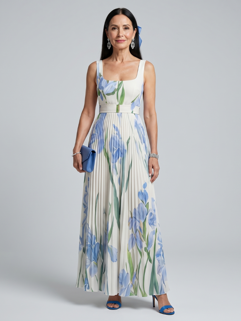 OPHELIA | SLEEVELESS MIDI DRESS FOR WOMEN