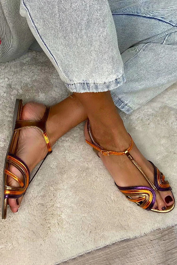 Viviana | Mediterranean Sea Color Sandals