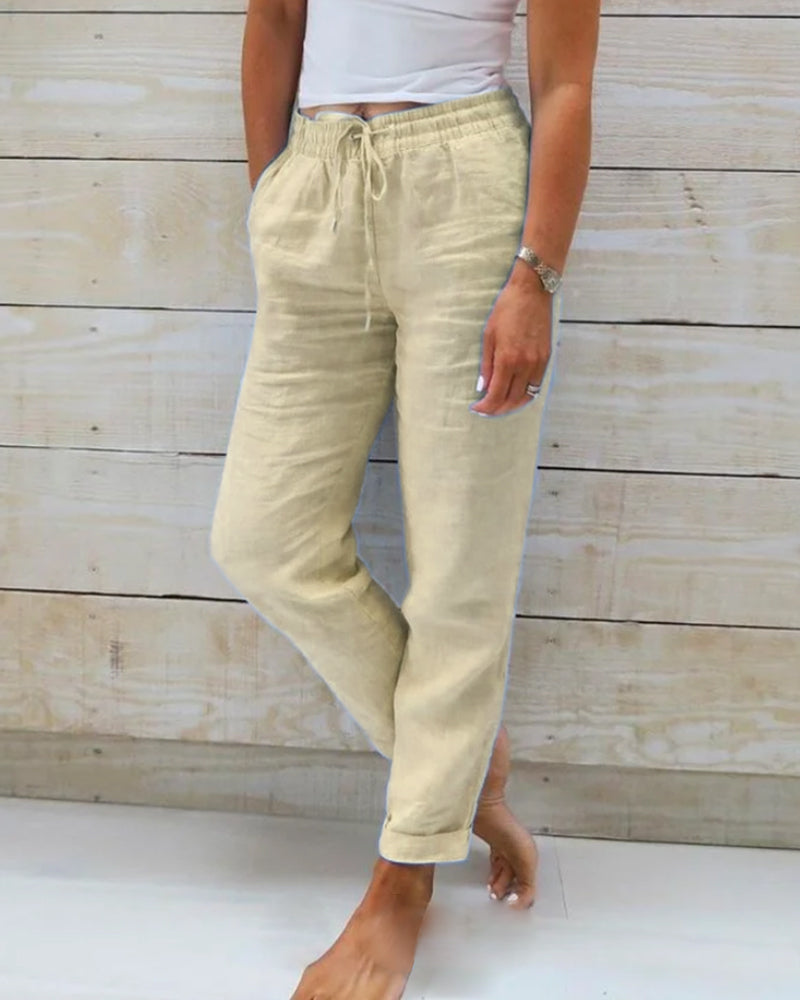 JUDITH - RELAXED DRAWSTRING TROUSERS