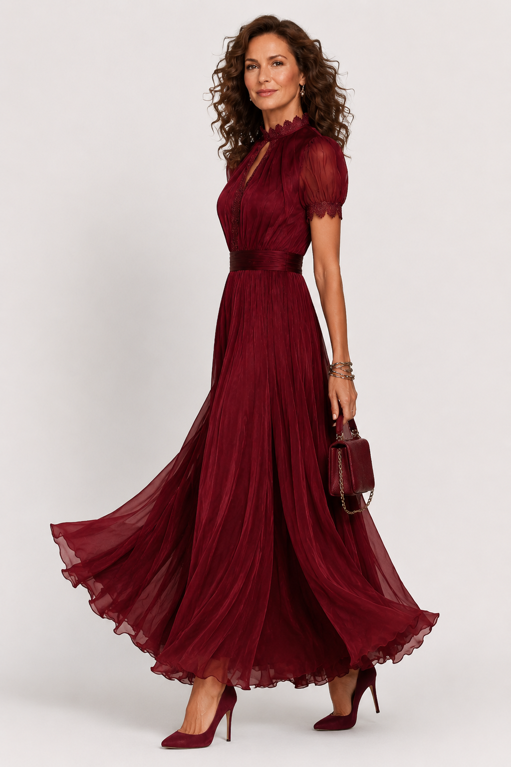 LESLEY | ELEGANT MIDI DRESS FOR WOMEN