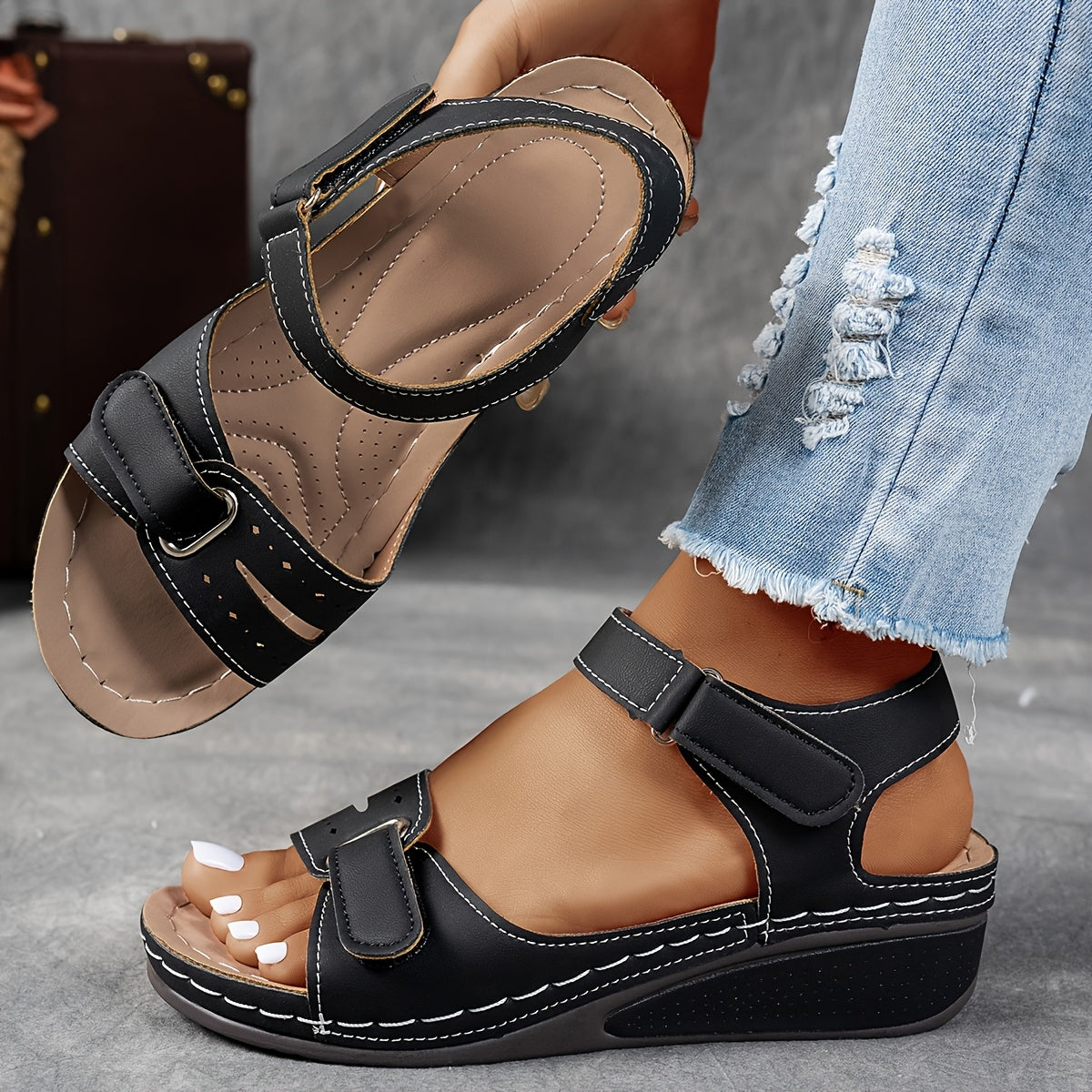 DELACROIX – ELLA COMFORT ORTHOPAEDIC SANDALS