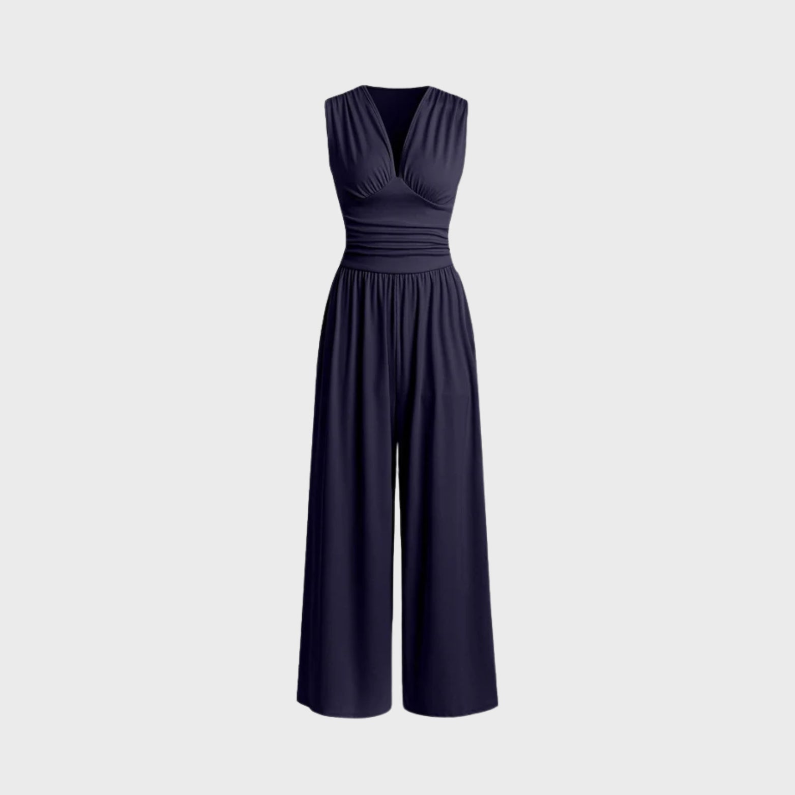 CHARITY - CHIC SLEEVELESS WIDE-LEG JUMPSUIT