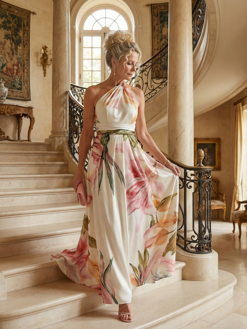 AMIEL | LIGHTWEIGHT MAXI DRESS FOR WOMEN