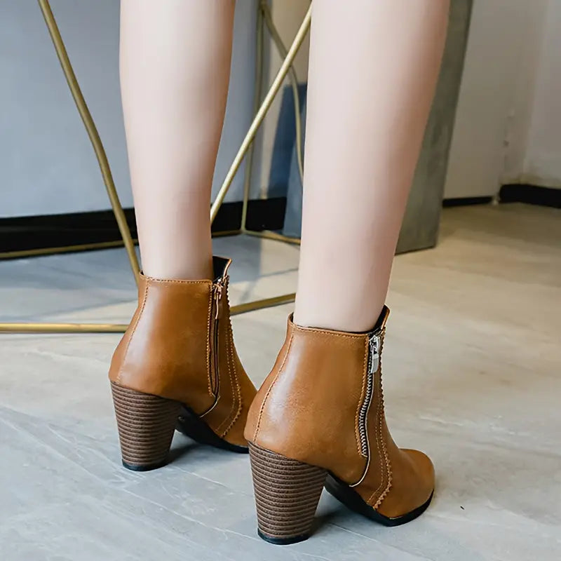 AMARISA | COMFORT CHUNKY HEELS FOR WOMEN