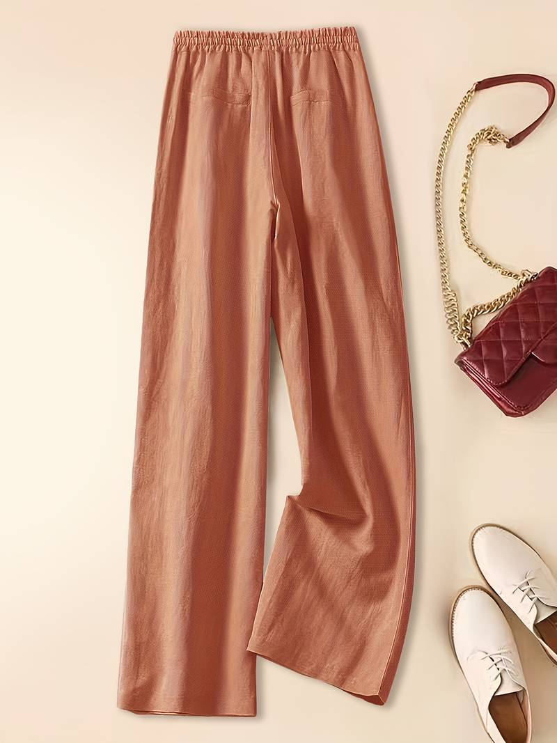 IMARA - WIDE-LEG DRAWSTRING TROUSERS