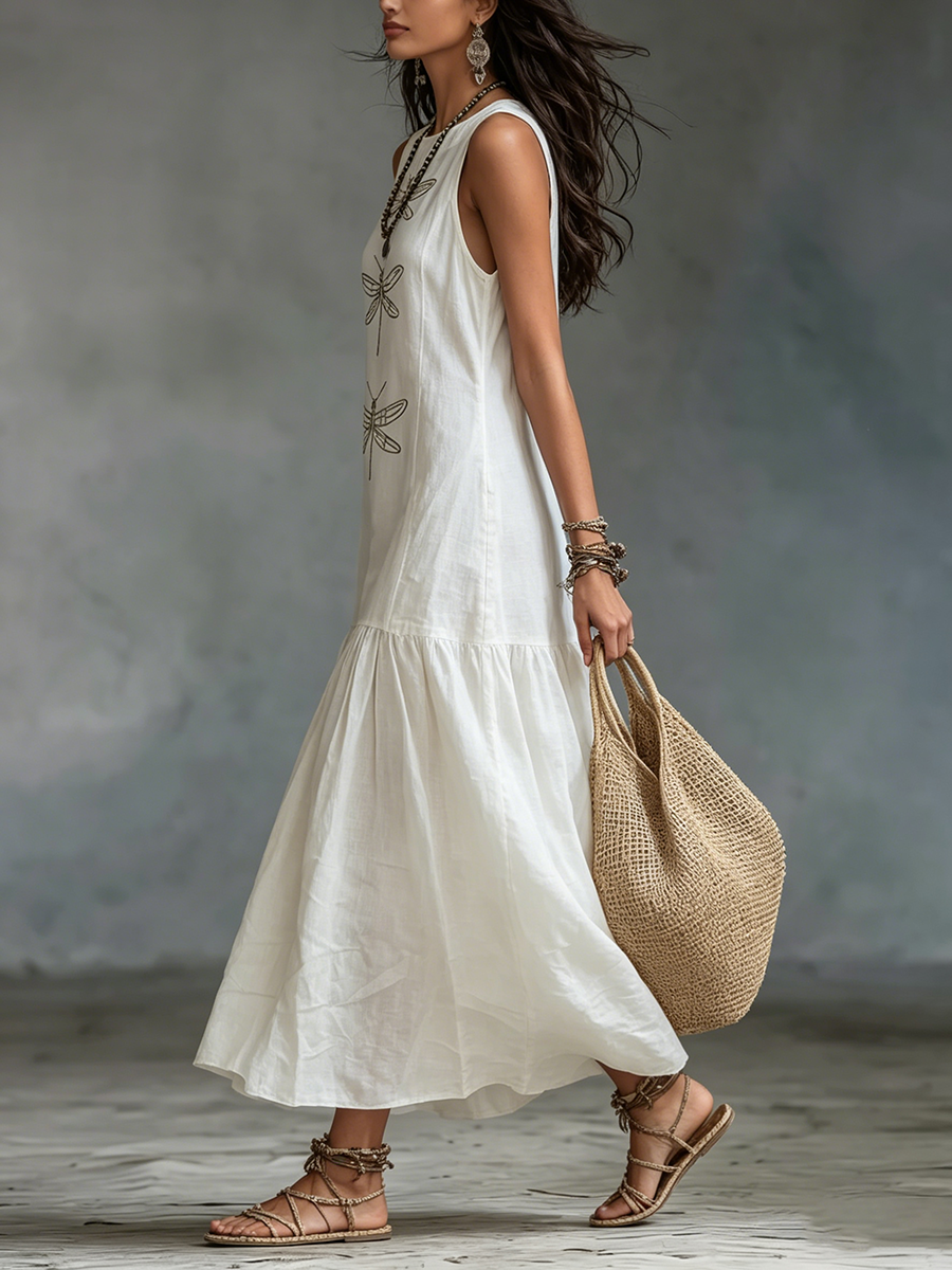 GENEVA | SLEEVELESS MAXI DRESS FOR WOMEN