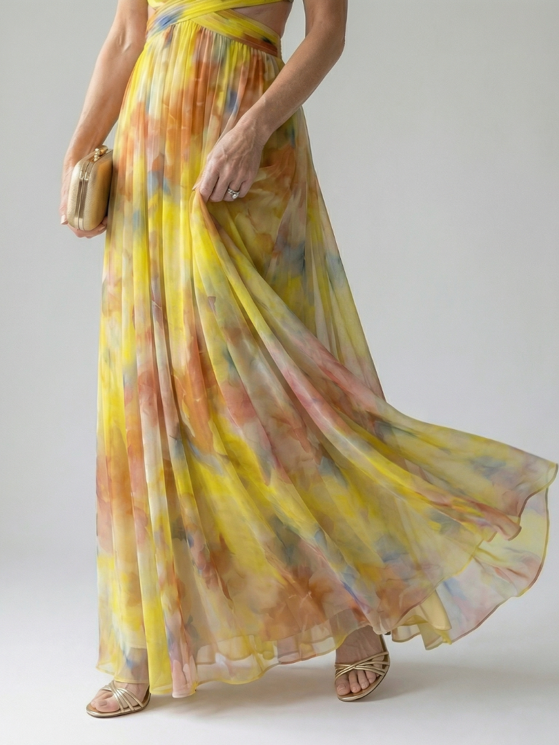 ISEL | WRAP MAXI DRESS FOR WOMEN