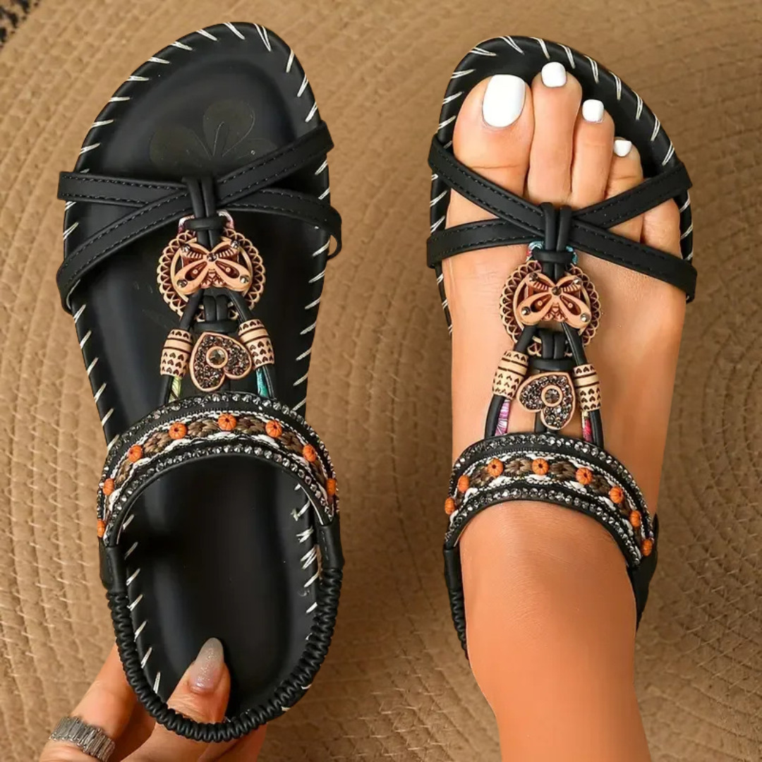 Lyca – Orthopedic Ibiza-Style Sandals for Comfort & Elegance