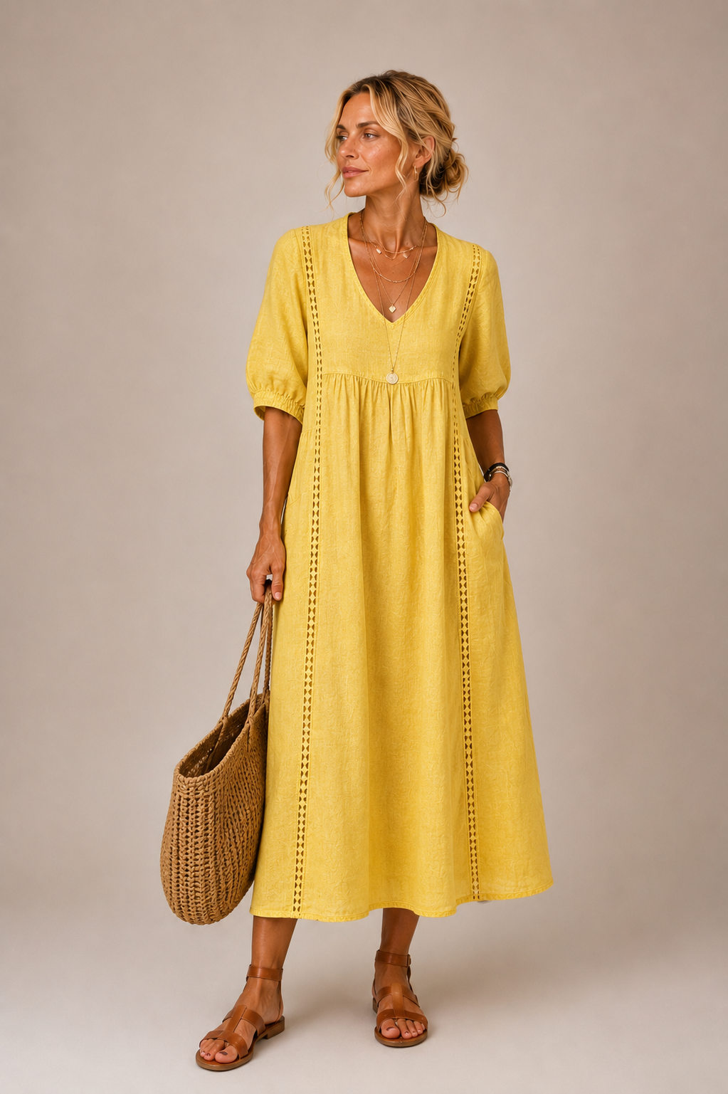 SEFI | SUMMER MIDI DRESS FOR WOMEN