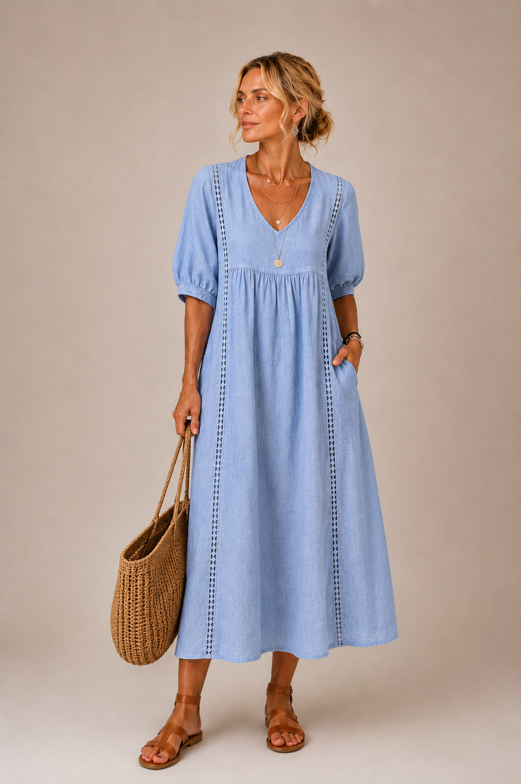 SEFI | SUMMER MIDI DRESS FOR WOMEN