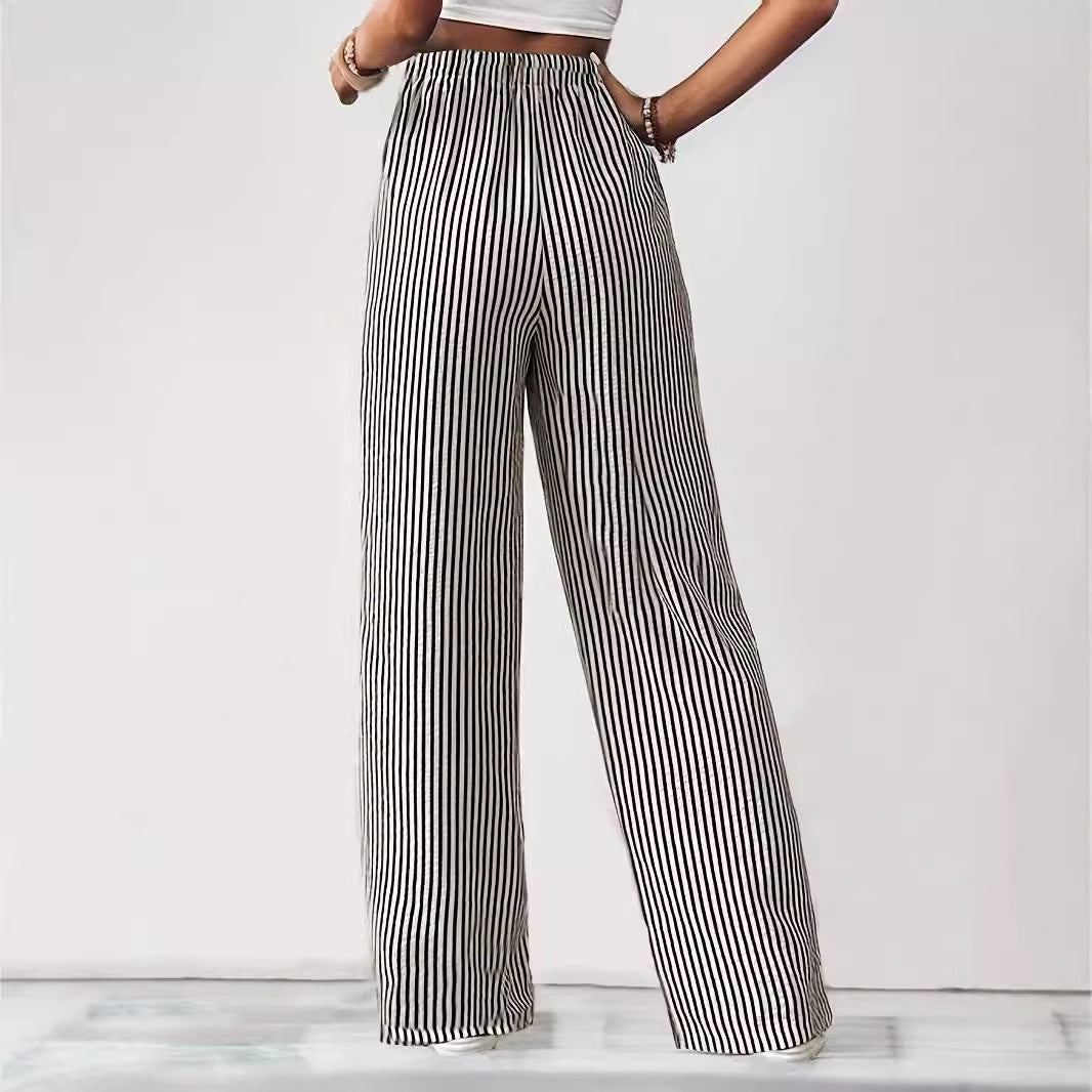 EMERA - RELAXED STRIPED TROUSERS