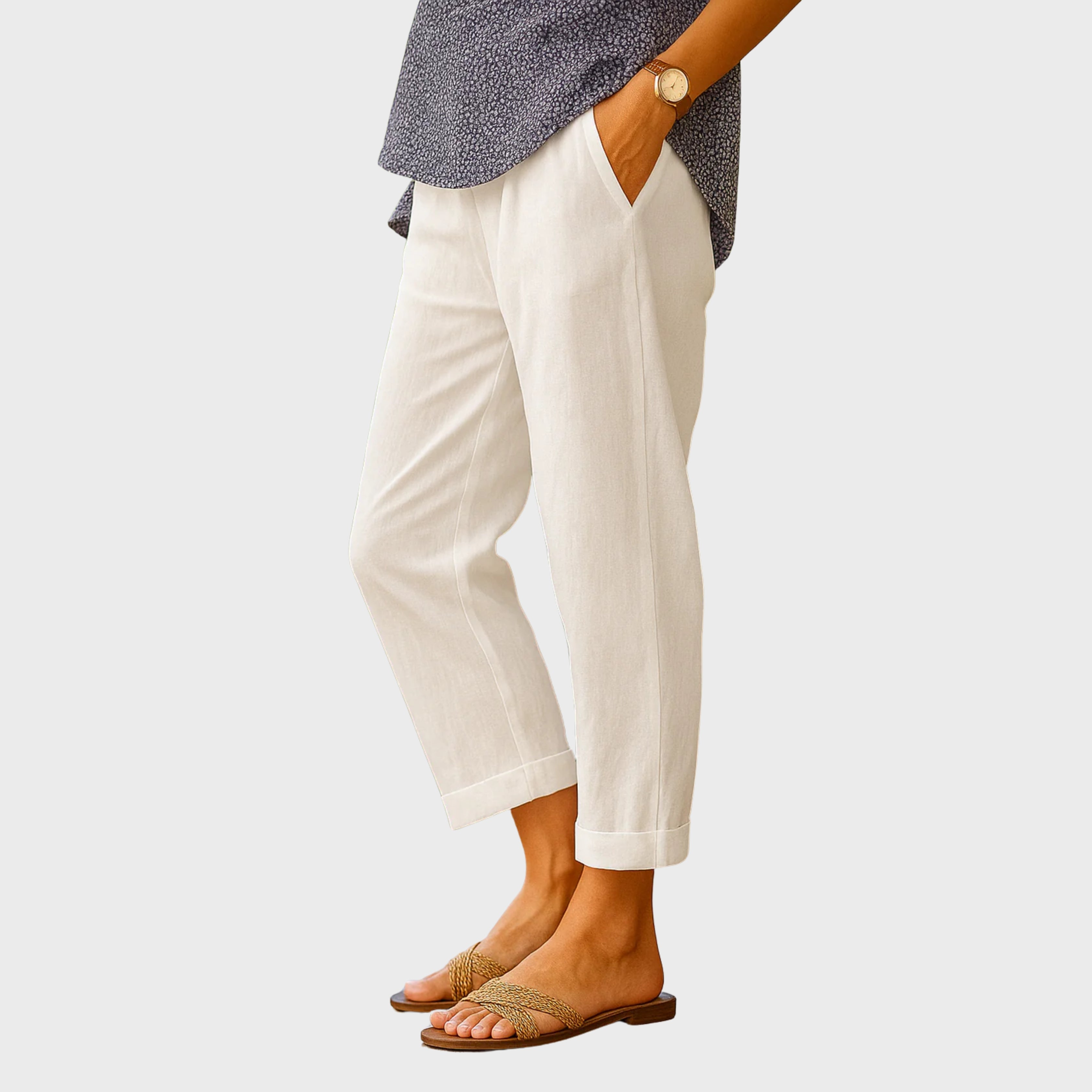 BETH - COASTAL BREEZE TROUSERS