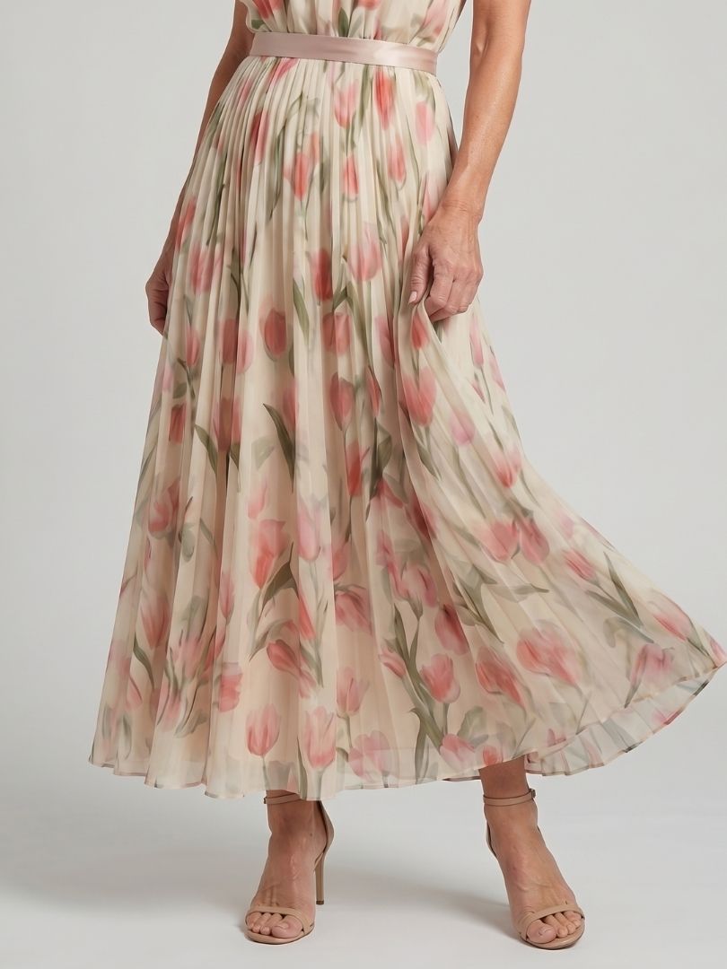AURELLE | HALTER MIDI DRESS FOR WOMEN