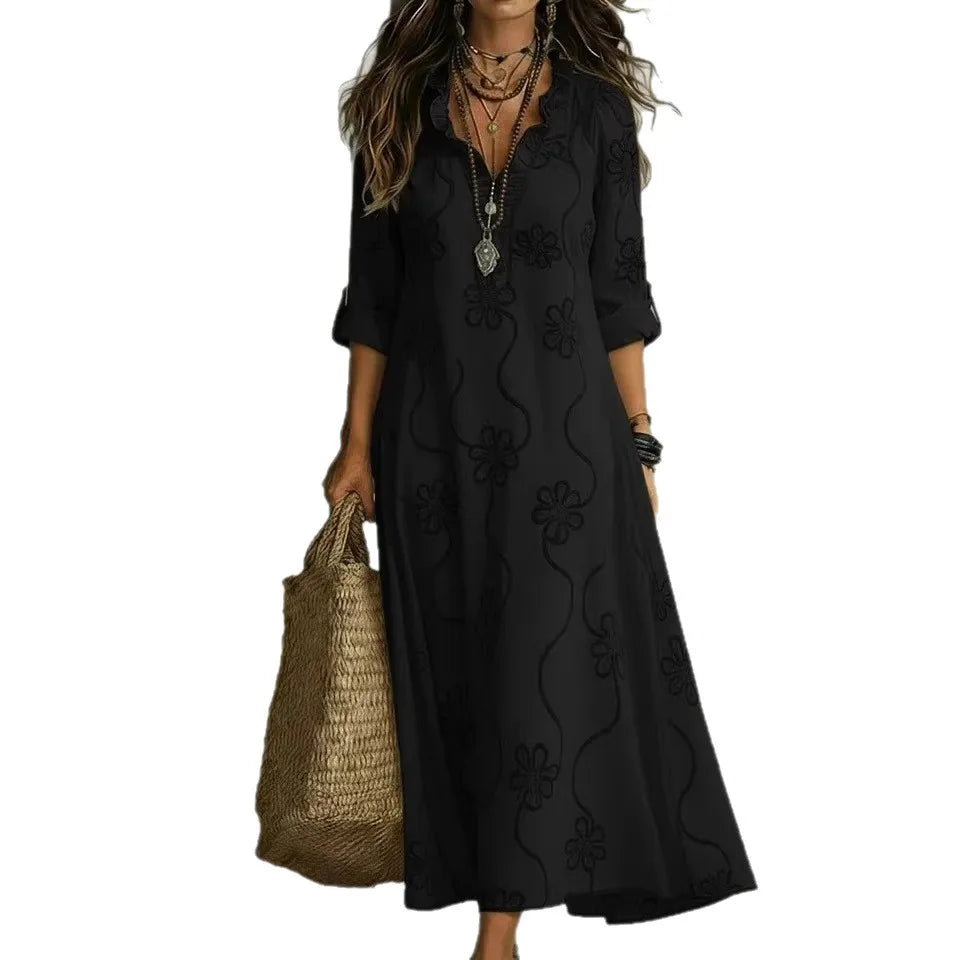FLORE | FLORAL MAXI DRESS FOR WOMEN
