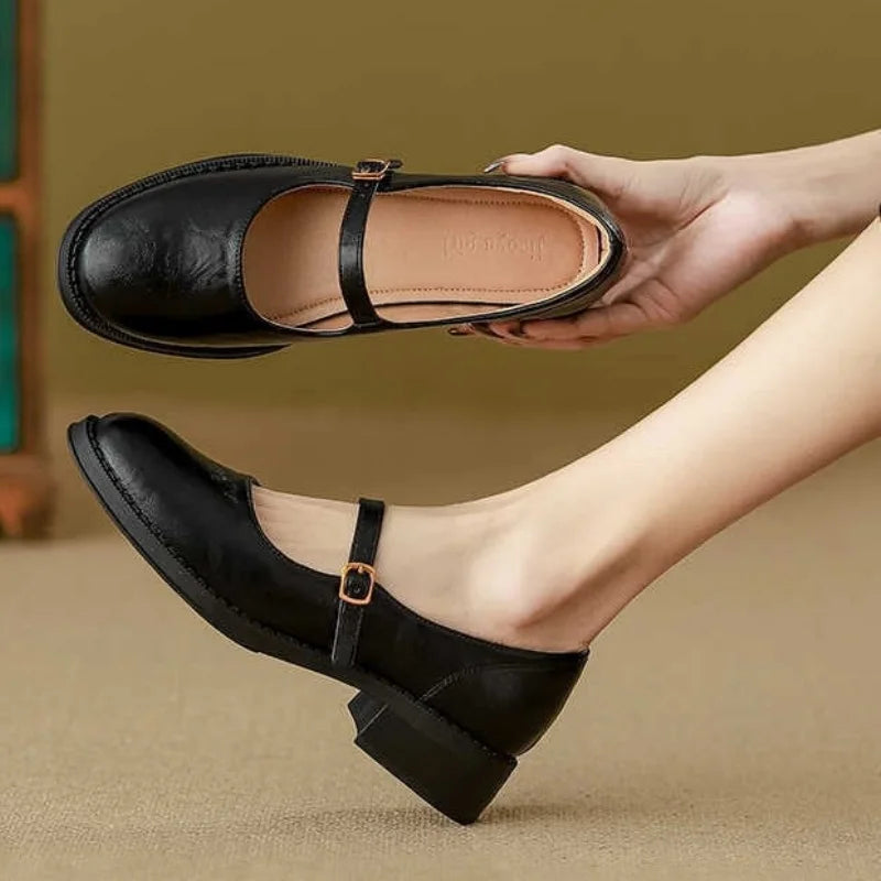DORVANNA - COMFORT LEATHER MARY JANES
