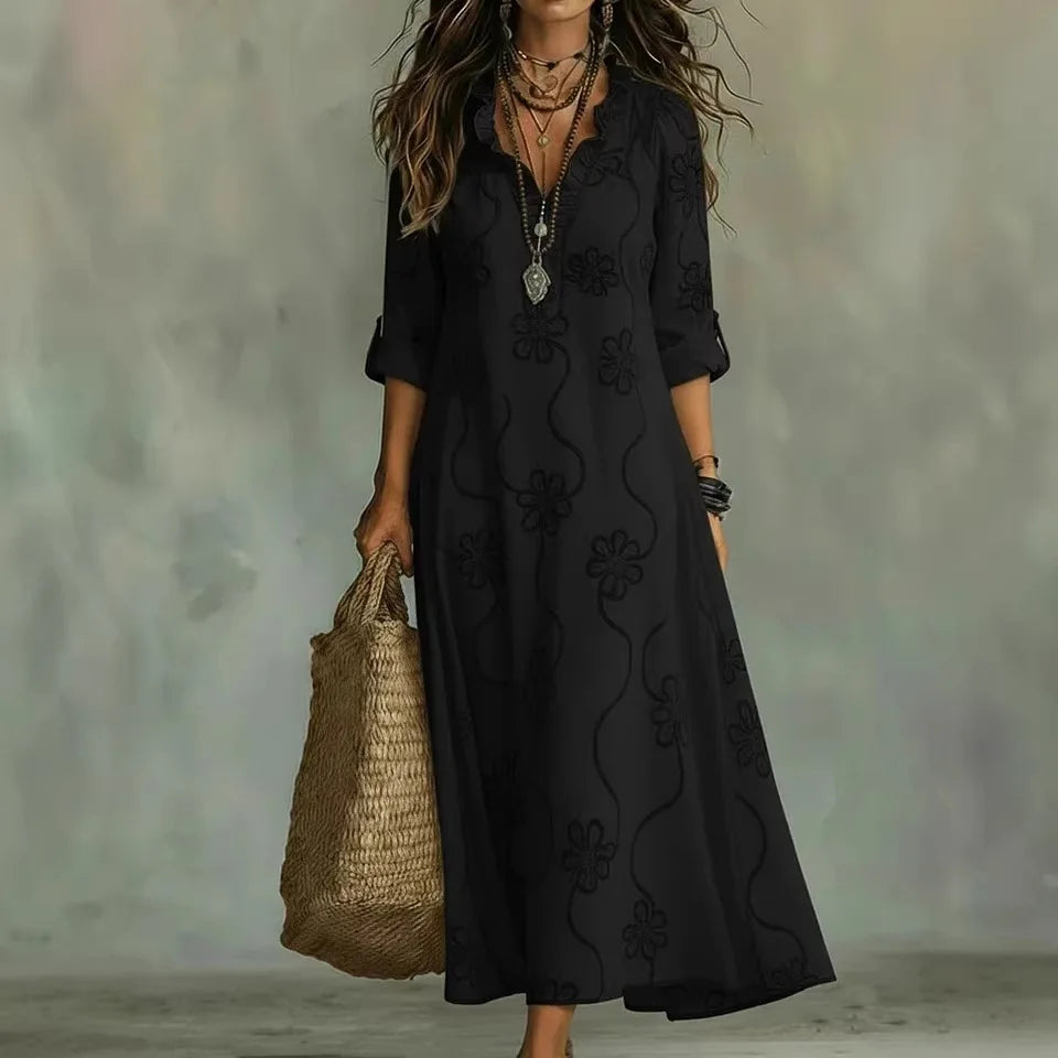 FLORE | FLORAL MAXI DRESS FOR WOMEN