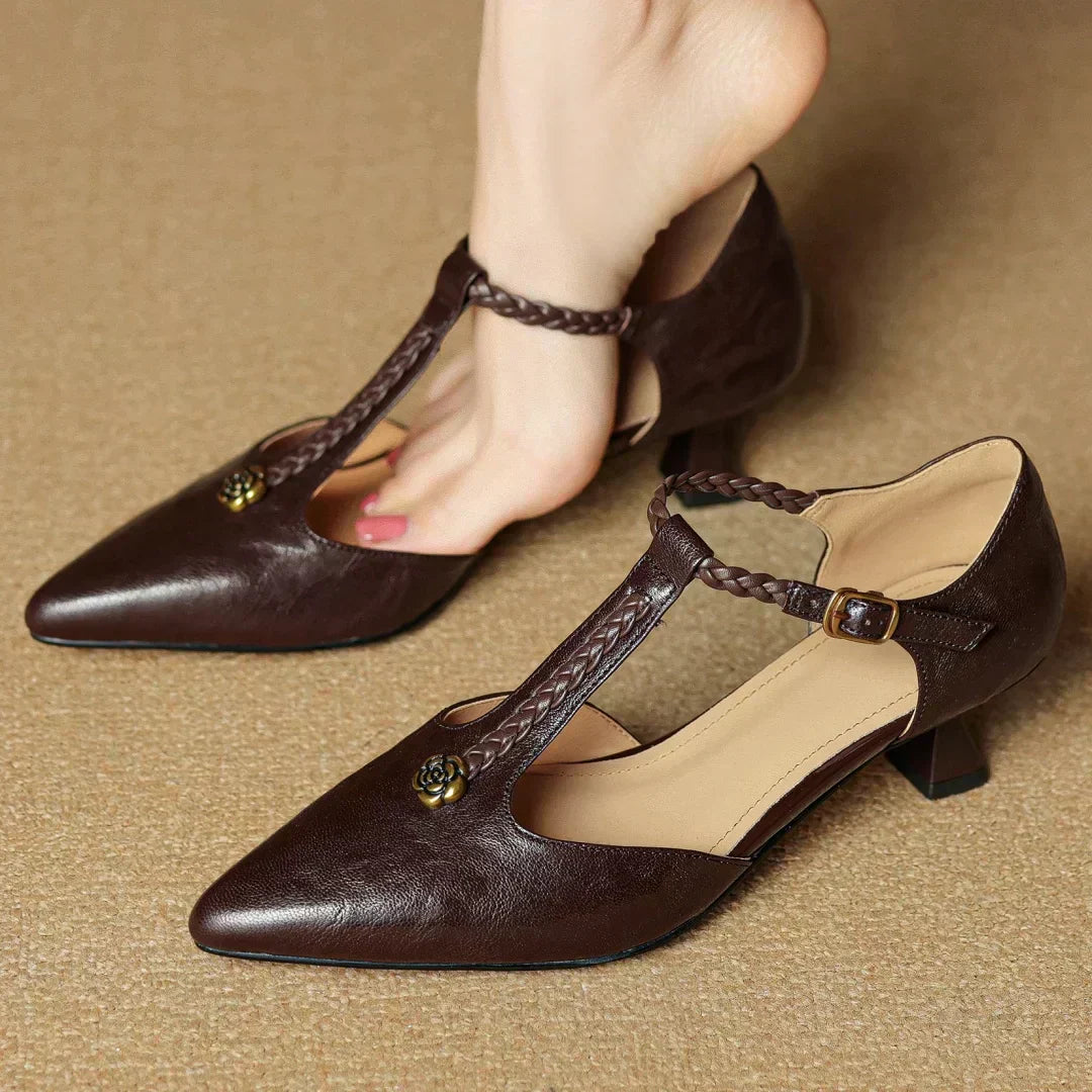 KATHY - ELEGANT LEATHER SANDALS