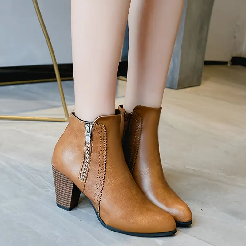 AMARISA | COMFORT CHUNKY HEELS FOR WOMEN