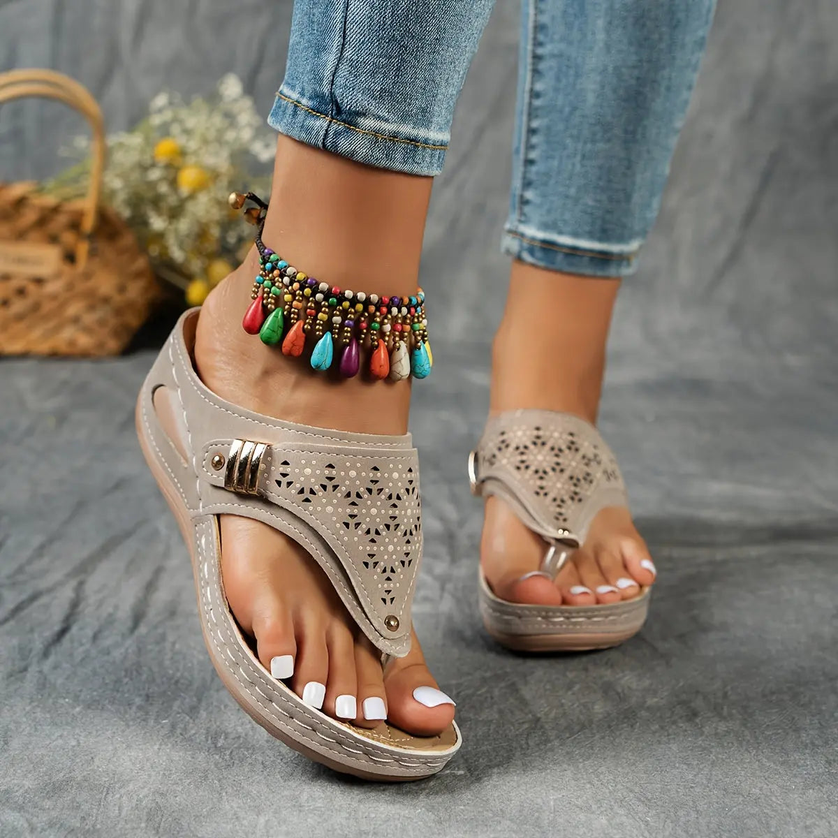Morrie – Wedge Toe Sandals for Women