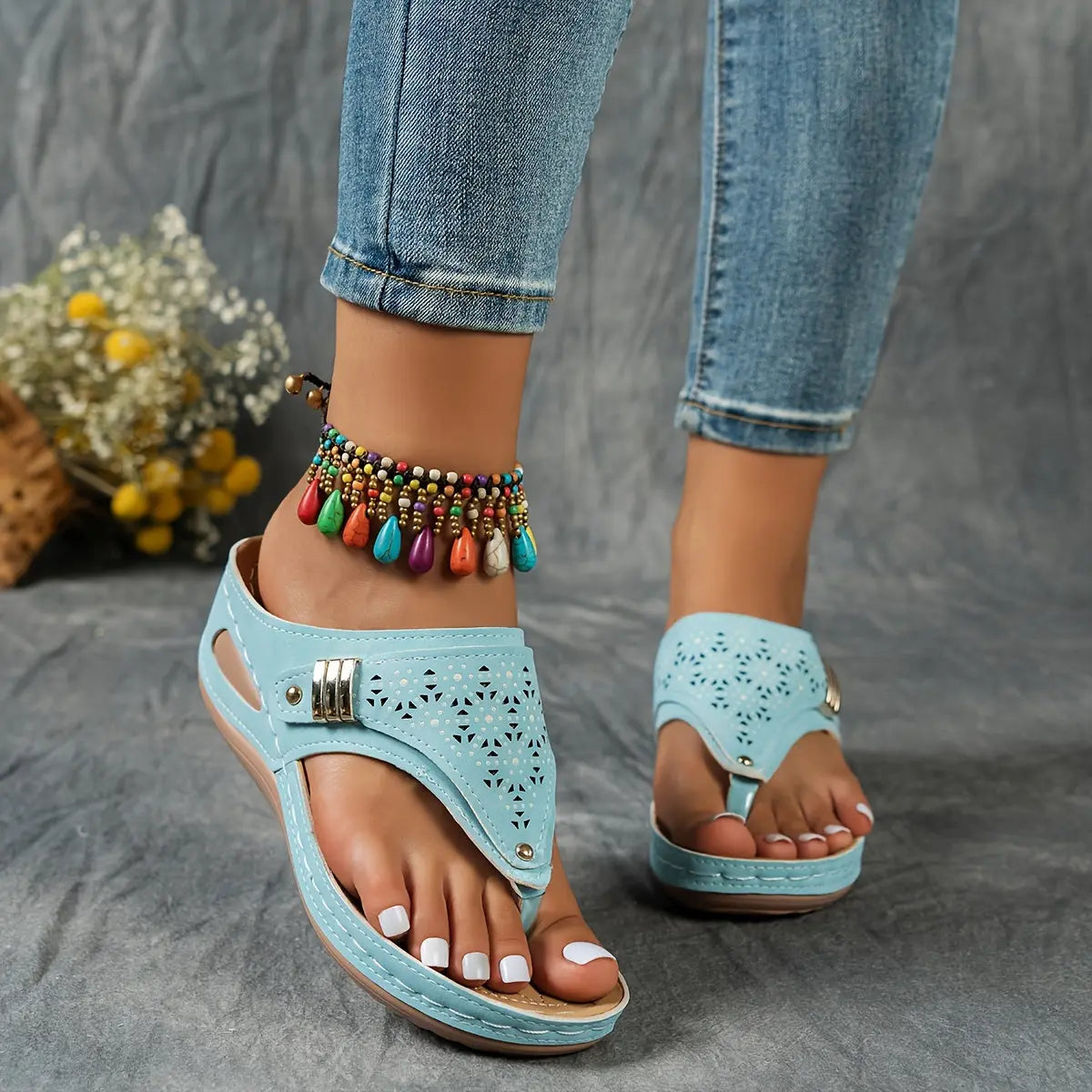Morrie – Wedge Toe Sandals for Women
