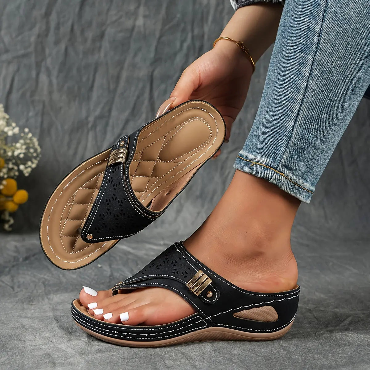 Morrie – Wedge Toe Sandals for Women