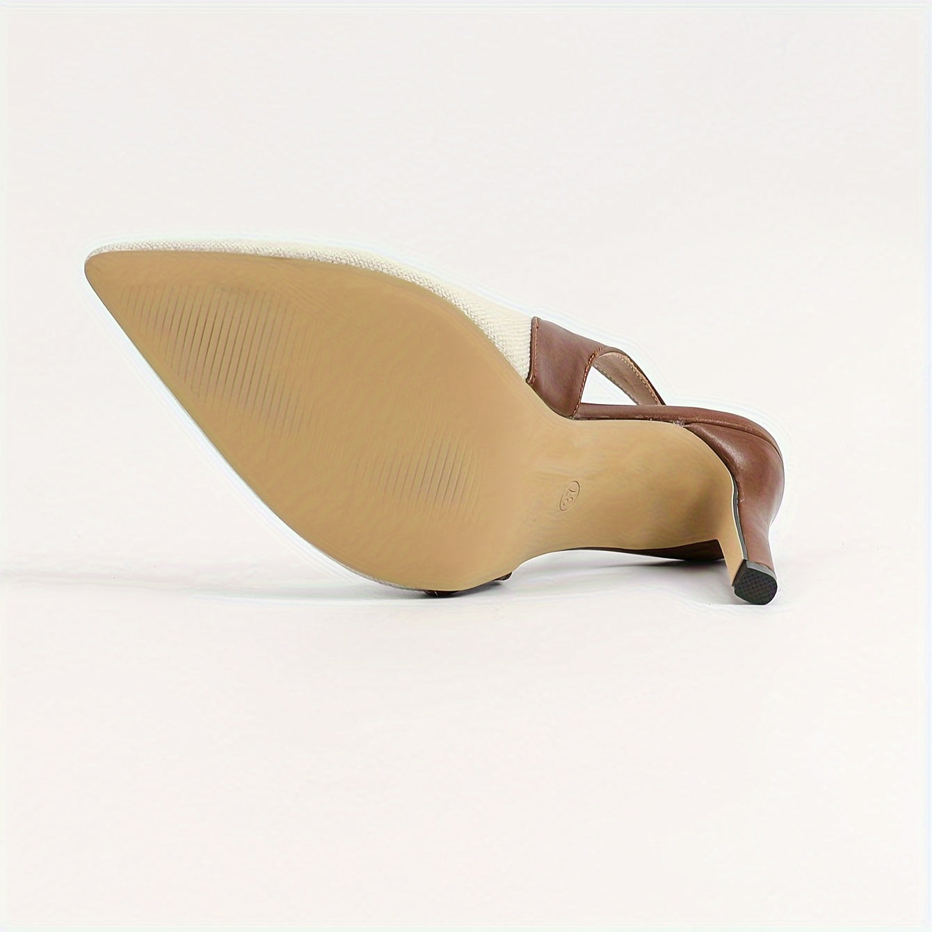AMÉLIE - CONTRAST SLINGBACK HEELS