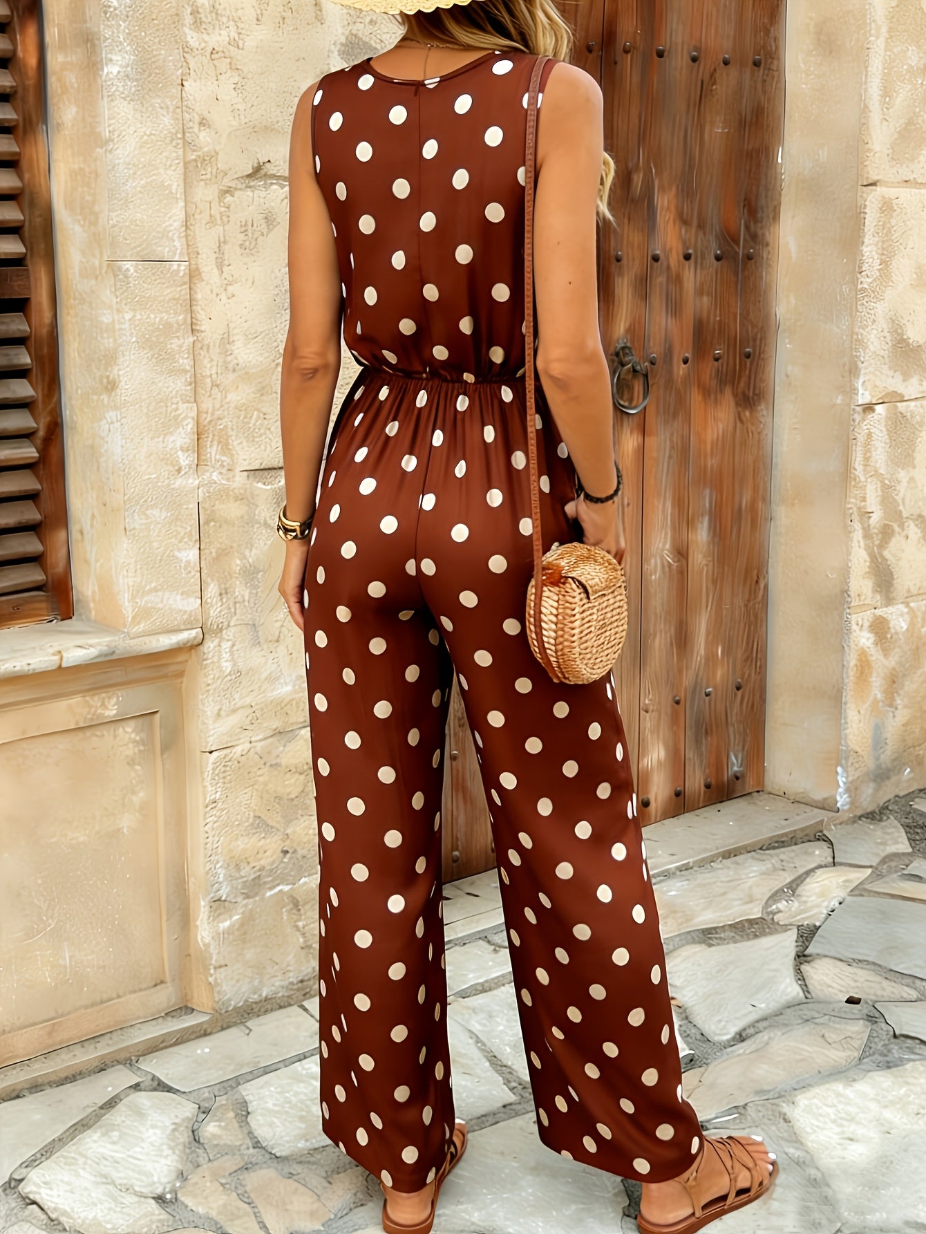 AMARA – POLKA DOT SUMMER JUMPSUIT