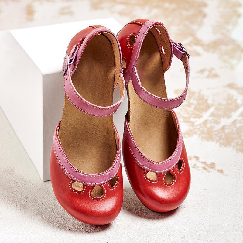 Lissa – Orthopedic Sandals with Low Heel