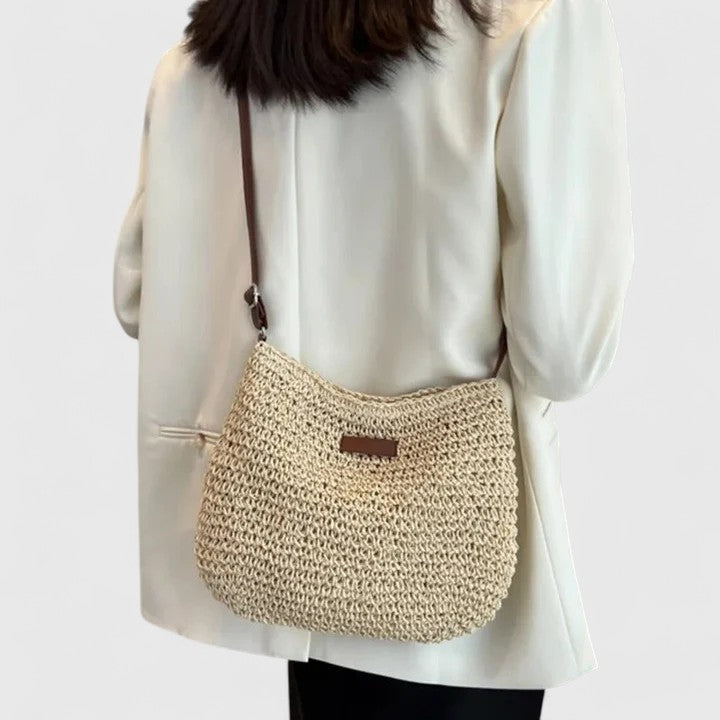 KATHY – WOVEN SHOULDER BAG