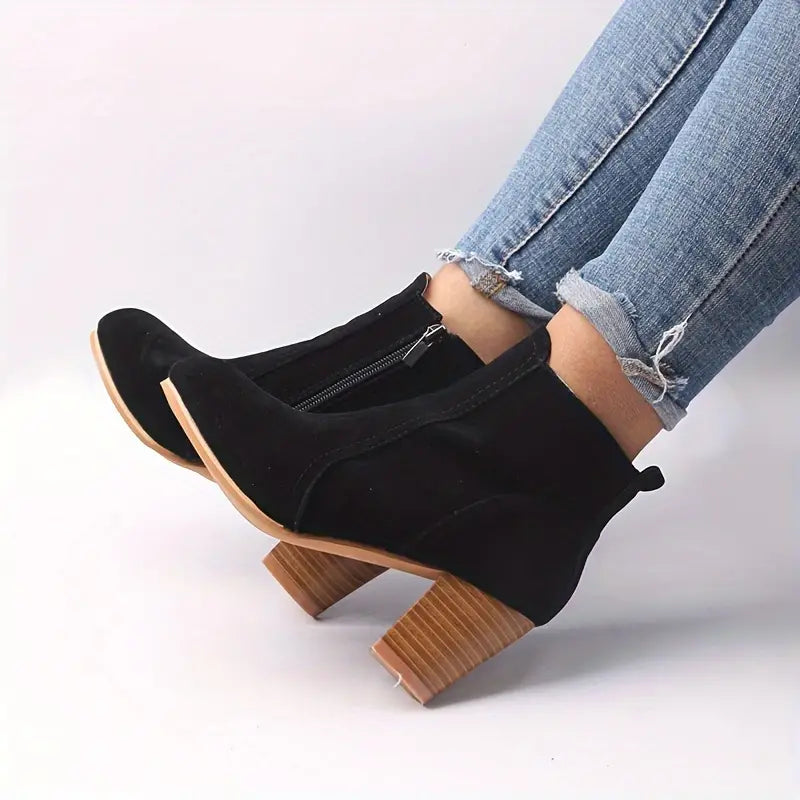 ARALYN | ORTHOPEDIC CHUNKY ANKLE BOOTS FOR WOMEN