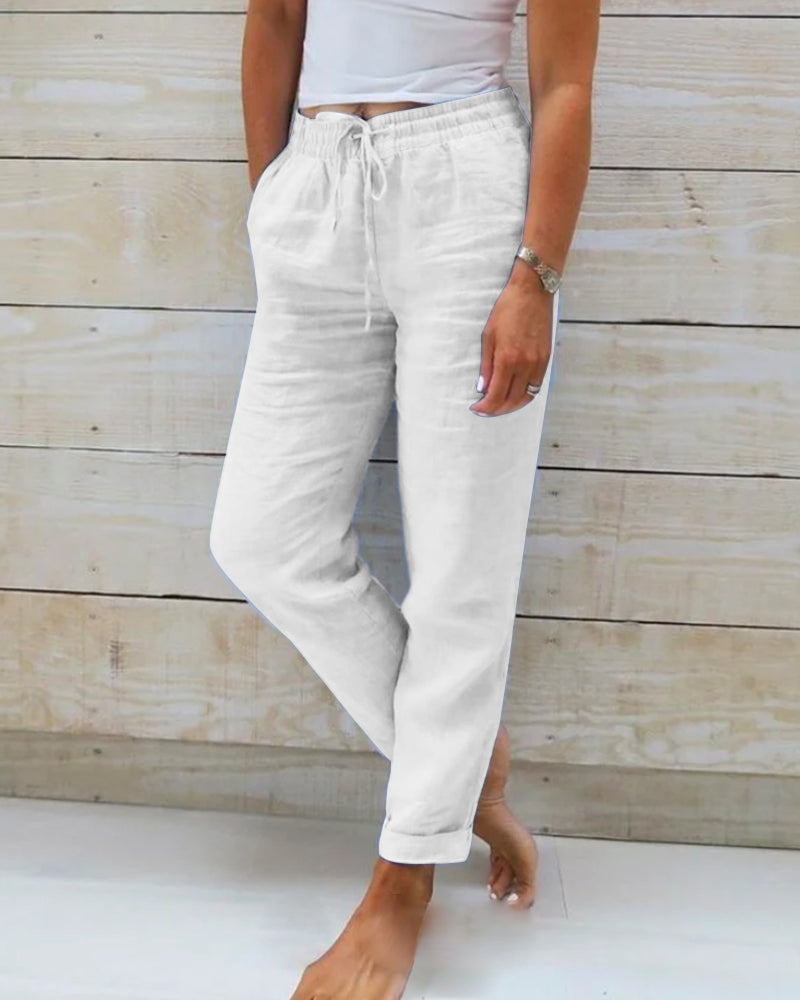 JUDITH - RELAXED DRAWSTRING TROUSERS