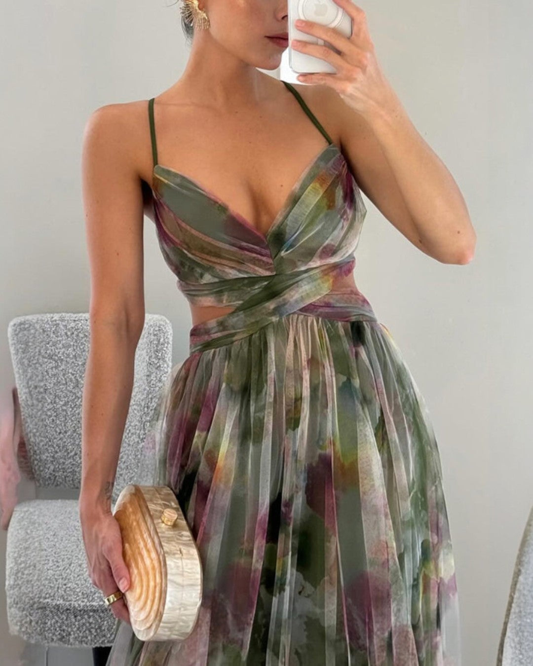 MARBELLA | ELEGANT SILK-LOOK DRESS FOR WOMEN