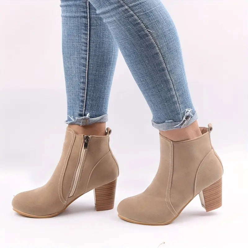 ARALYN | ORTHOPEDIC CHUNKY ANKLE BOOTS FOR WOMEN