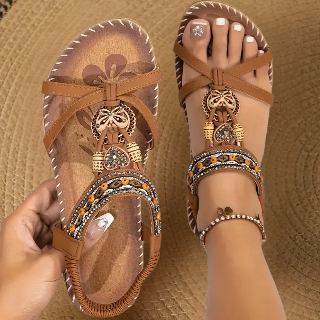 Lyca – Orthopedic Ibiza-Style Sandals for Comfort & Elegance