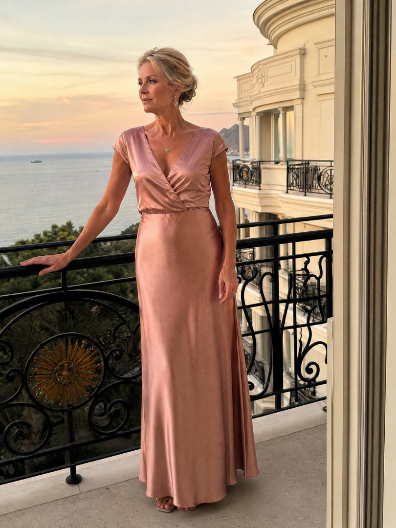 SAMOUSE | WRAP MAXI DRESS FOR WOMEN