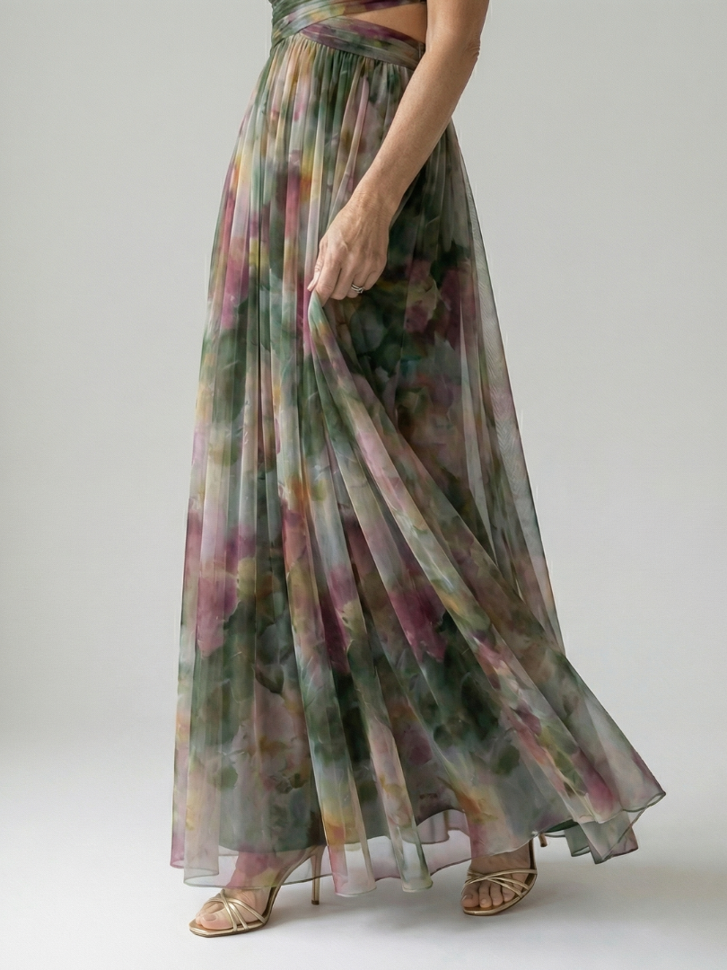 ISEL | WRAP MAXI DRESS FOR WOMEN