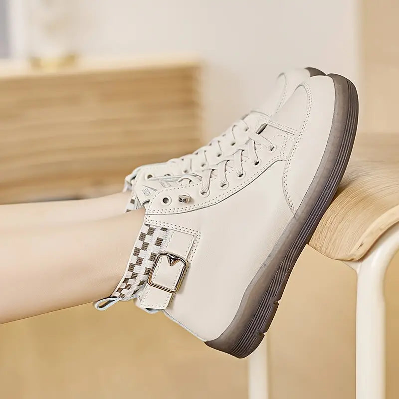 RUBYLACE | COMFORT BUCKLE BOOTS FOR WOMEN