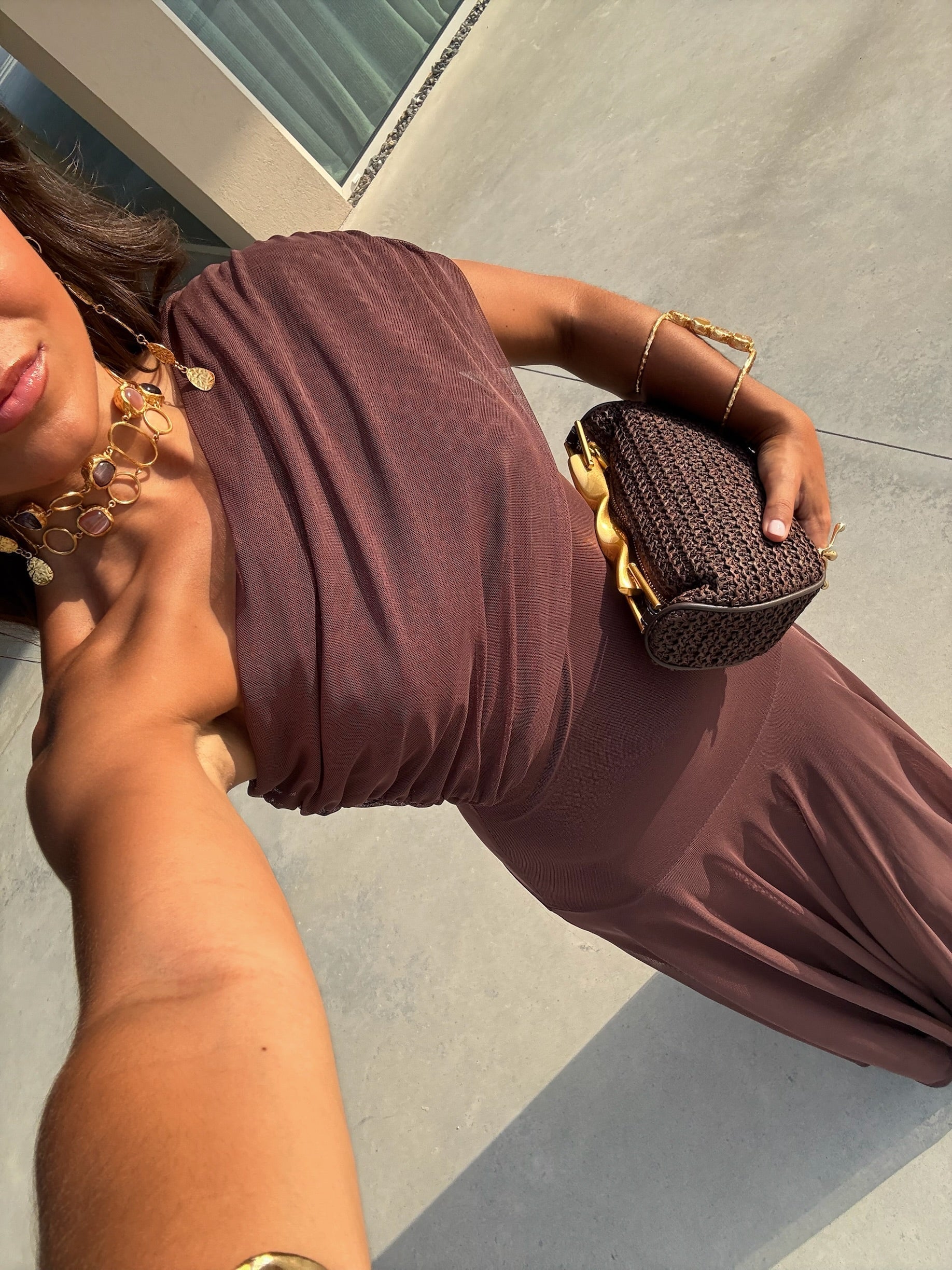 SIMBA | ELEGANT TULLE MAXI DRESS FOR WOMEN