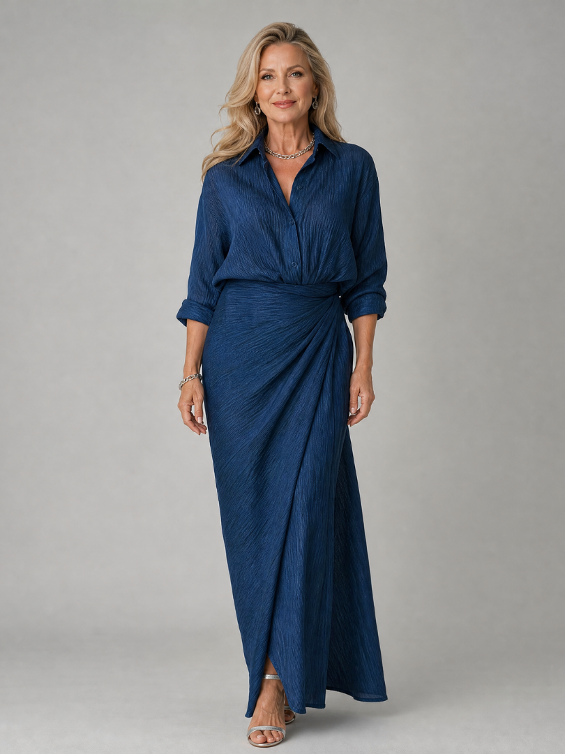 MIRQUE | LONG SLEEVE MAXI DRESS FOR WOMEN