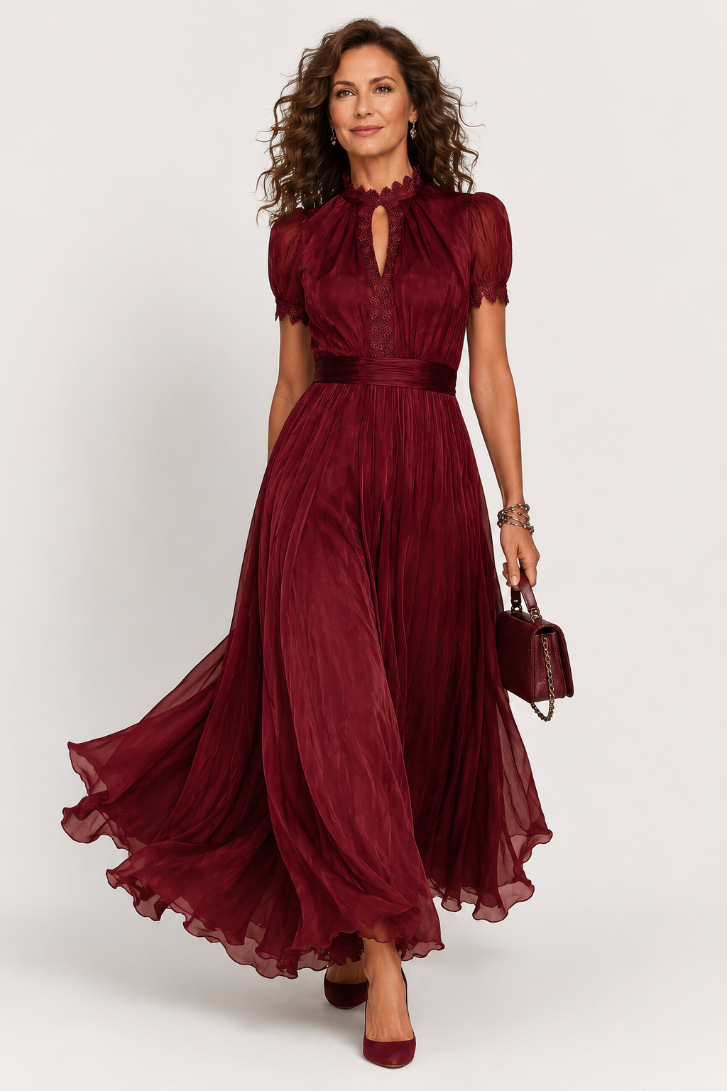 LESLEY | ELEGANT MIDI DRESS FOR WOMEN