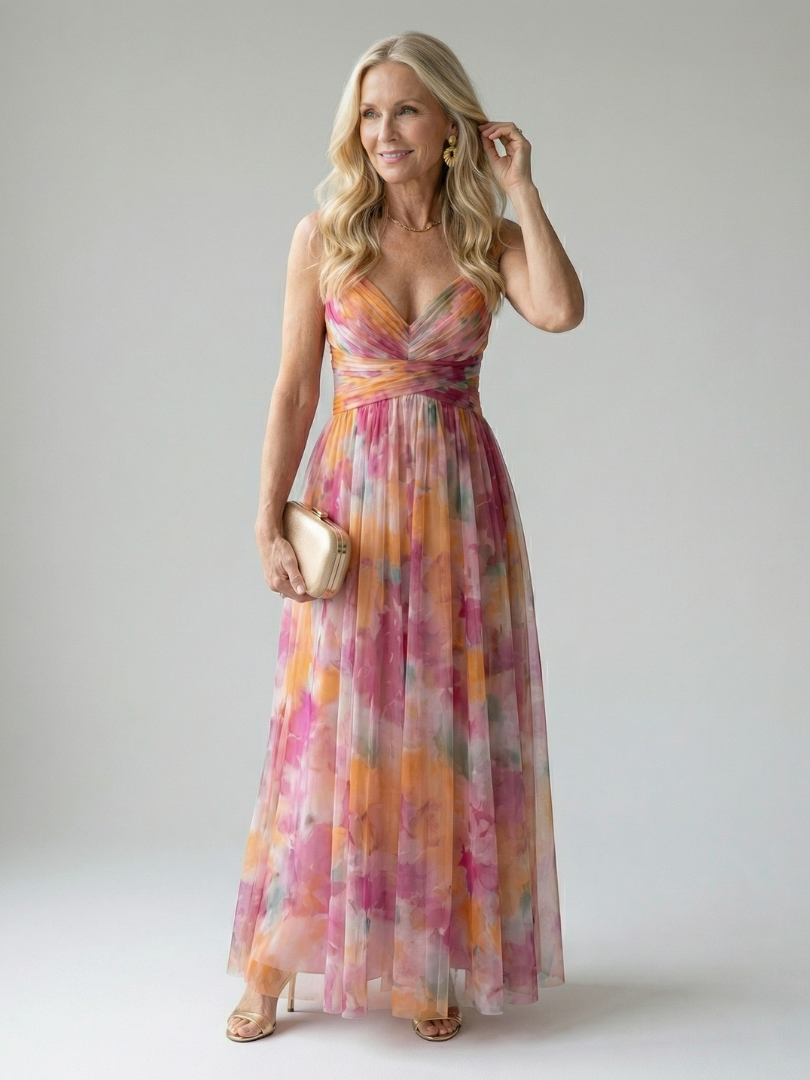 ISEL | WRAP MAXI DRESS FOR WOMEN