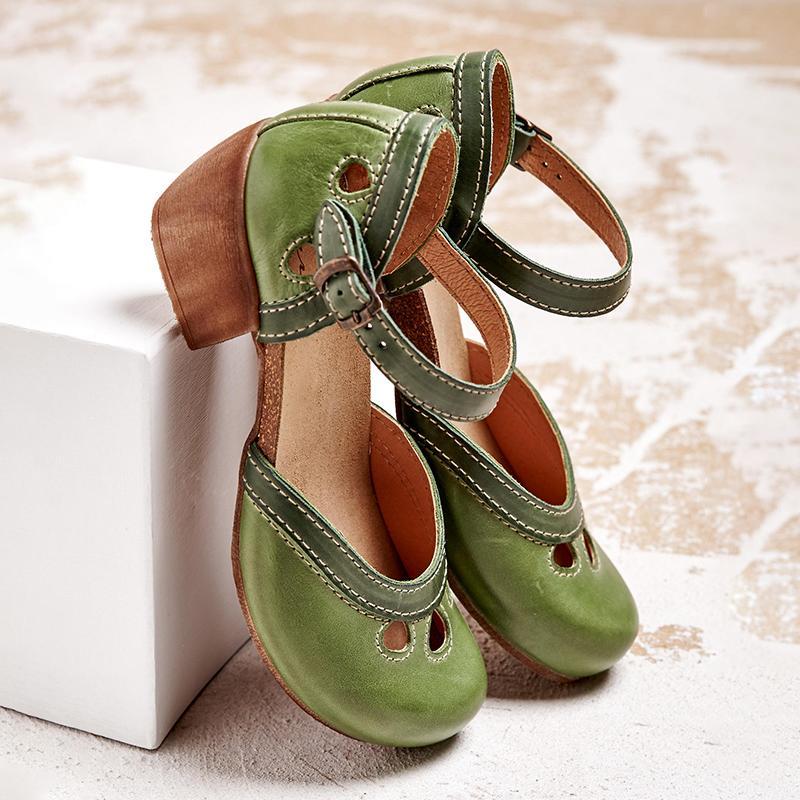 Lissa – Orthopedic Sandals with Low Heel