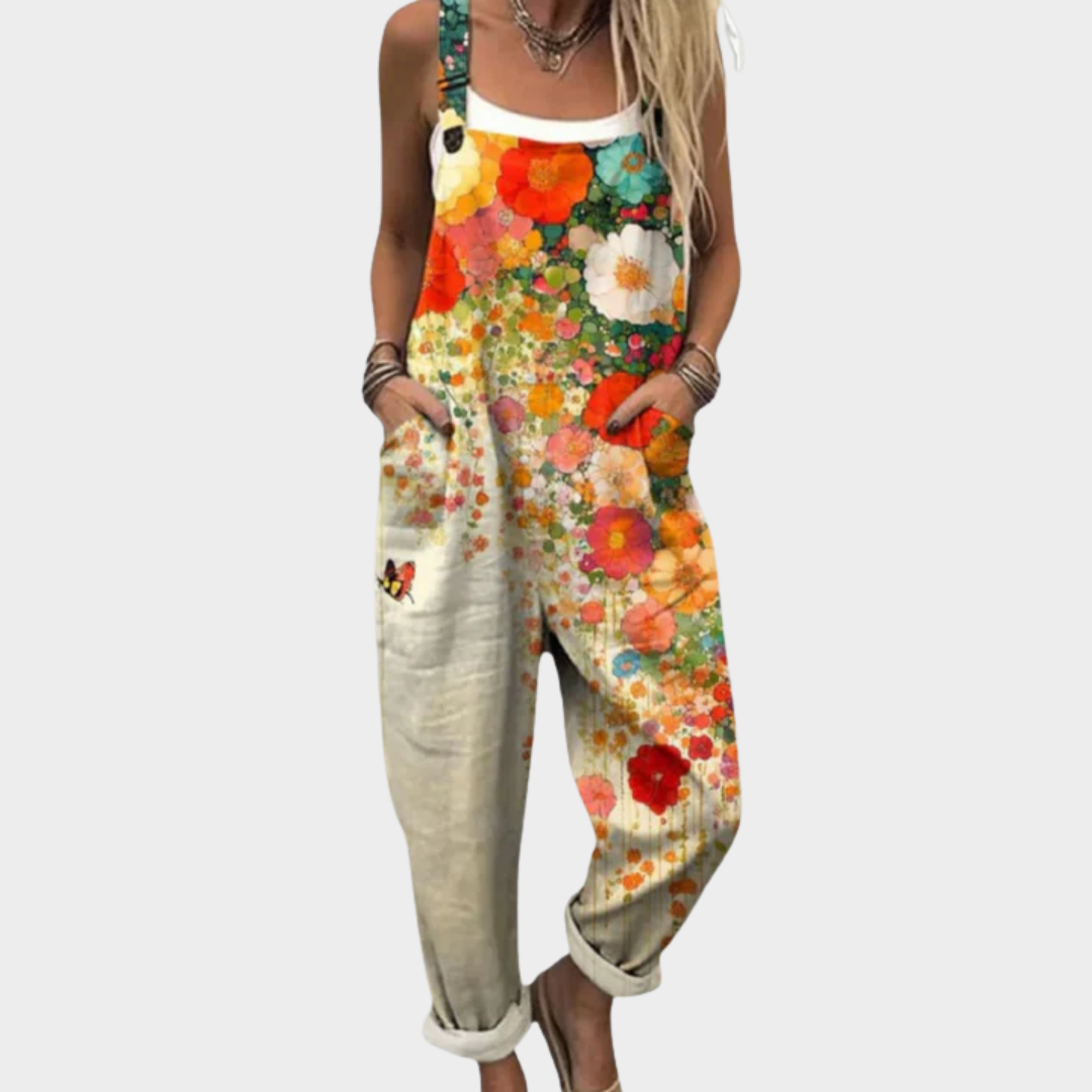 NIKA - RELAXED PRINTED JUMPSUIT