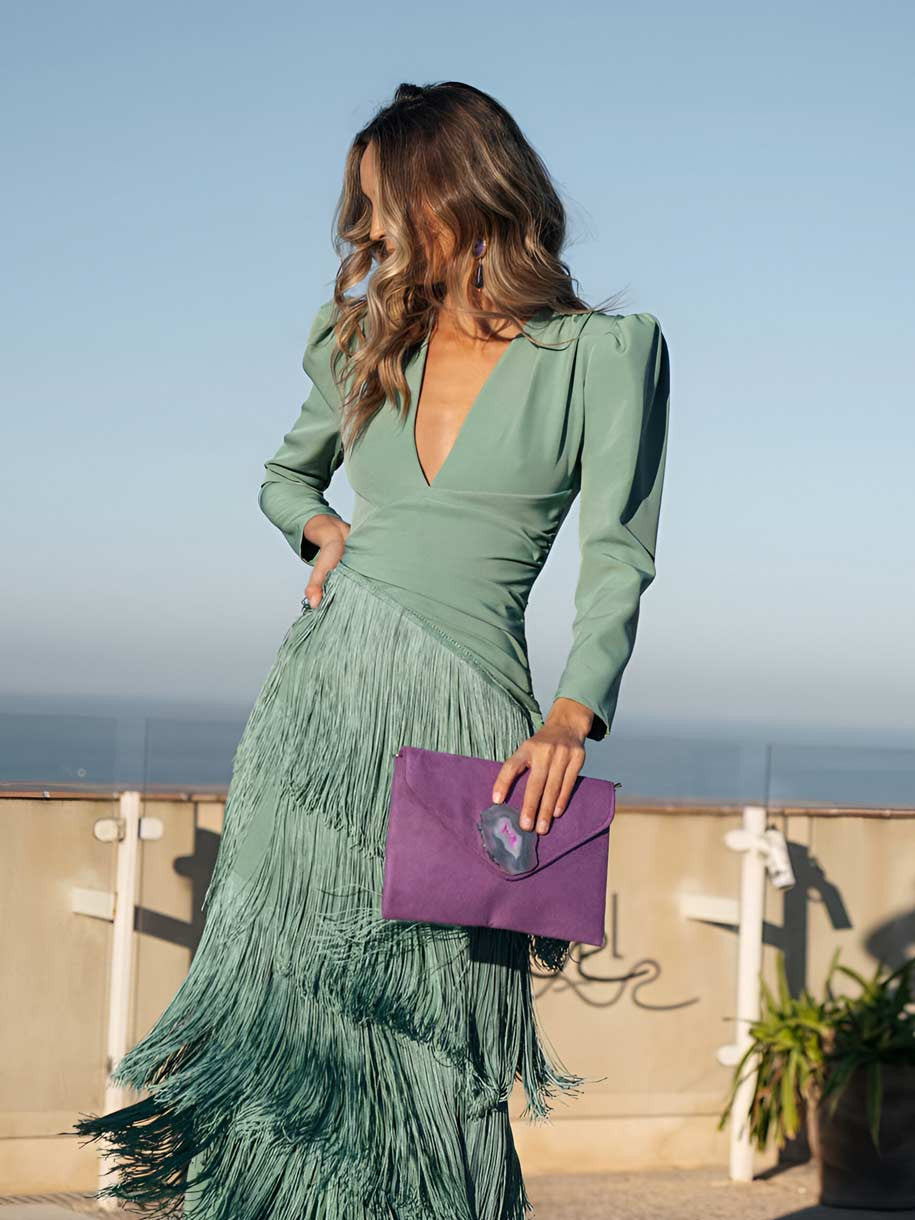 SIENNA | FRINGE MAXI DRESS FOR WOMEN