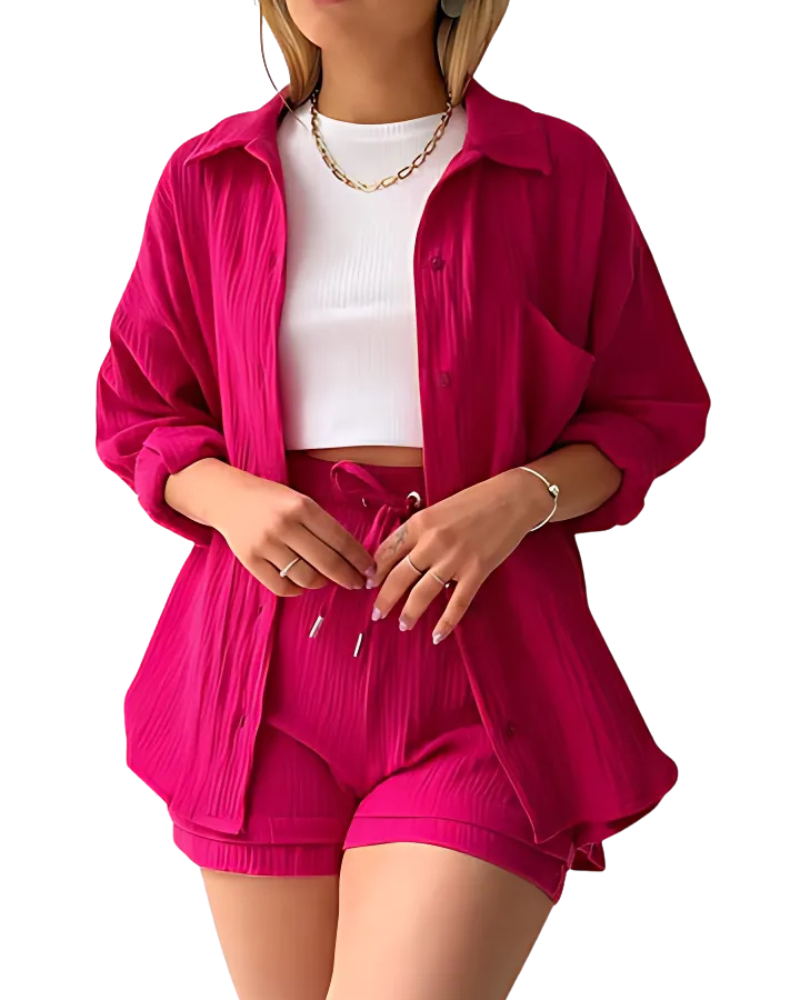 PHOEBE - COTTON SHORTS SET