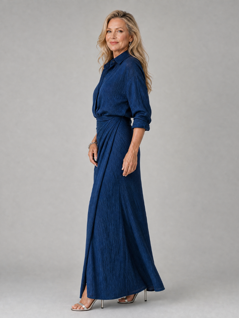 MIRQUE | LONG SLEEVE MAXI DRESS FOR WOMEN
